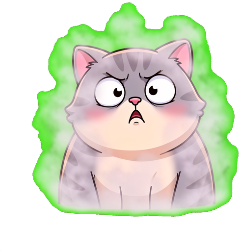 Heavy Breathing Cat